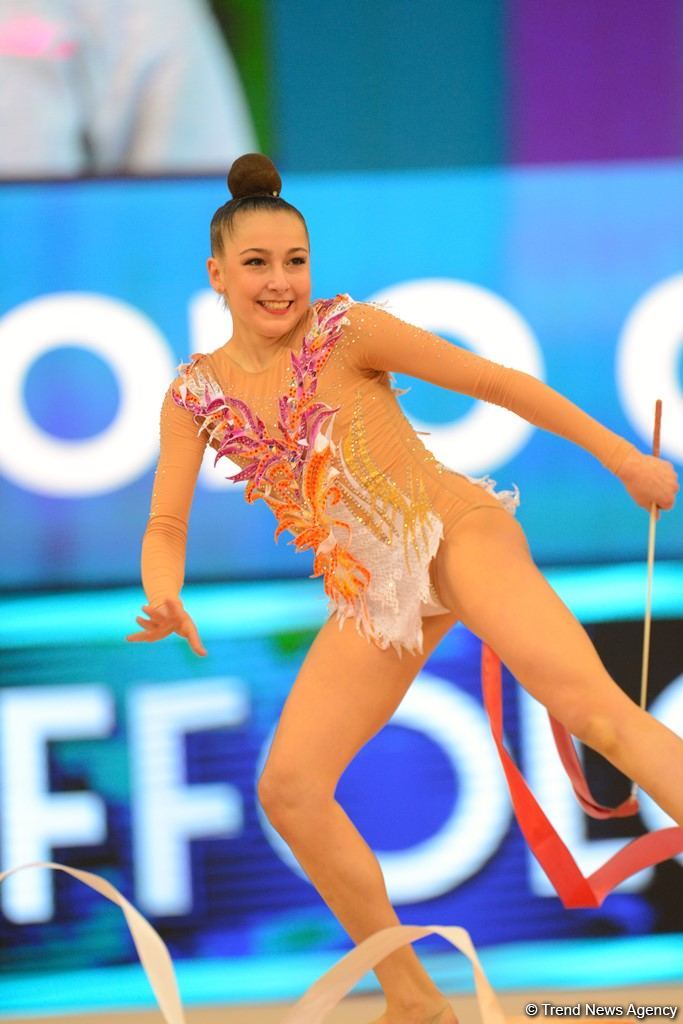 Milli Gimnastika Arenasında bədii gimnastika üzrə Dünya Kuboku davam edir (FOTO)