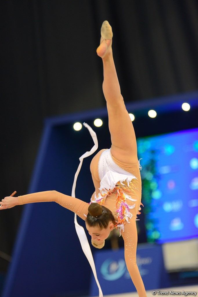 Milli Gimnastika Arenasında bədii gimnastika üzrə Dünya Kuboku davam edir (FOTO)