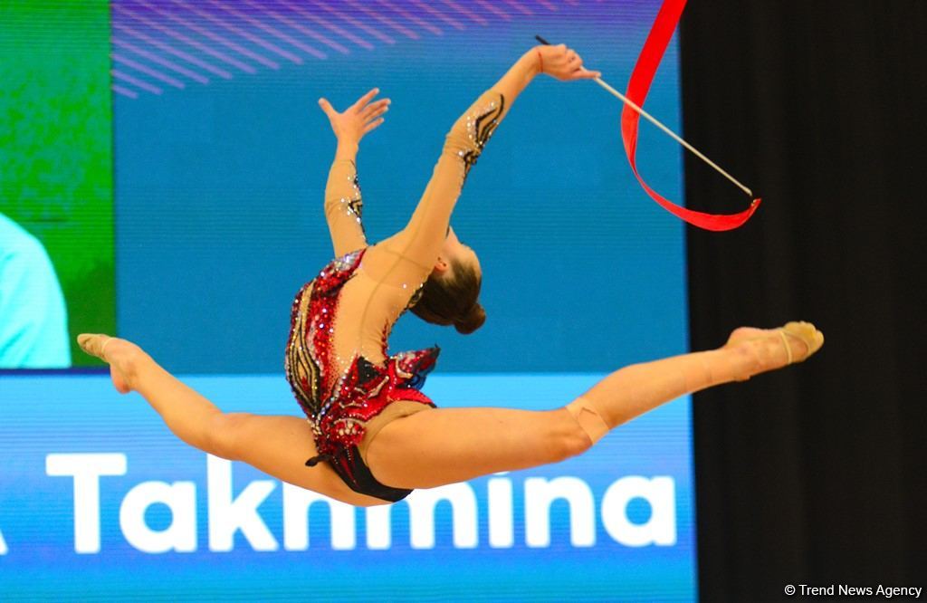 Milli Gimnastika Arenasında bədii gimnastika üzrə Dünya Kuboku davam edir (FOTO)
