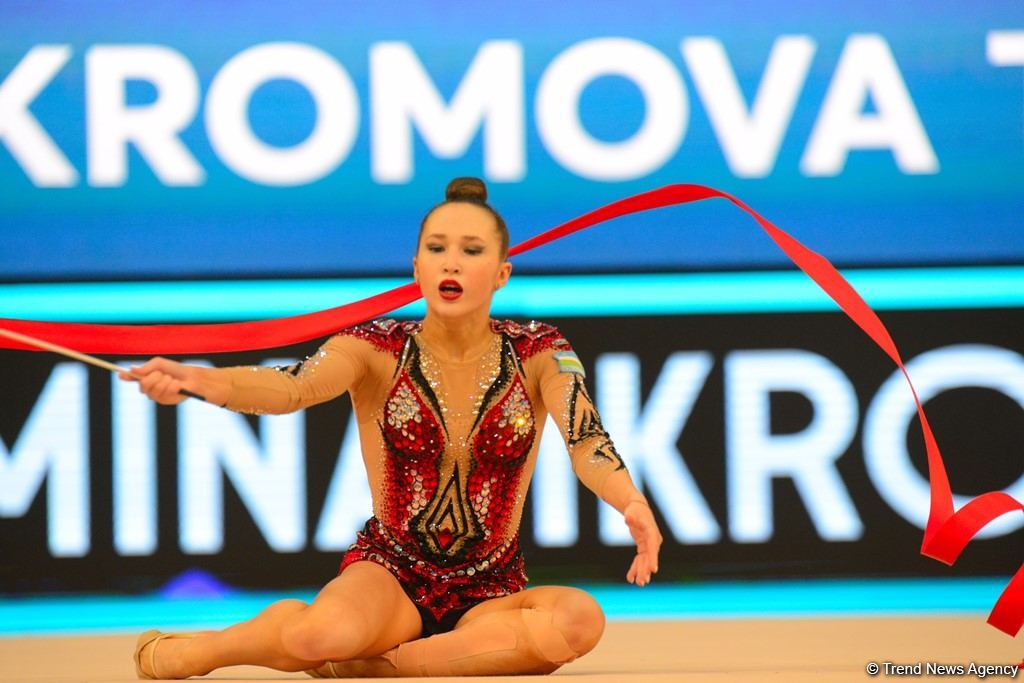 Milli Gimnastika Arenasında bədii gimnastika üzrə Dünya Kuboku davam edir (FOTO)