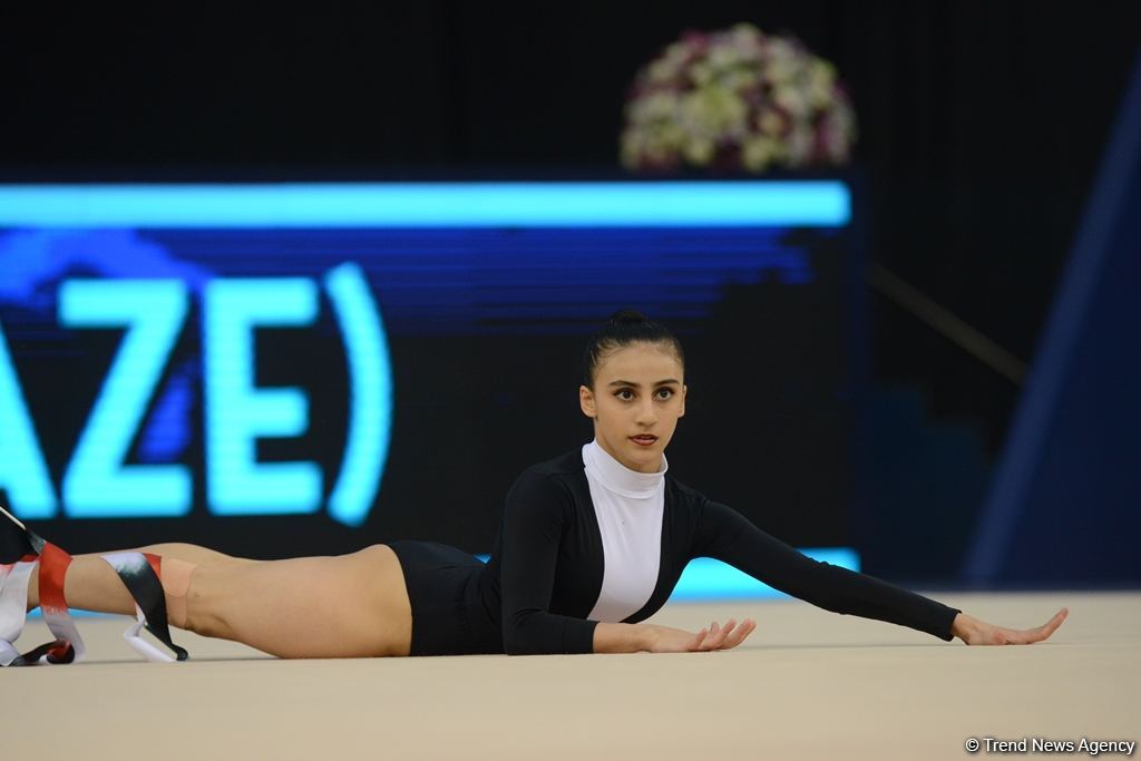 Bədii gimnastika üzrə Dünya Kubokunun ikinci günündə maraqlı anlar (FOTO)