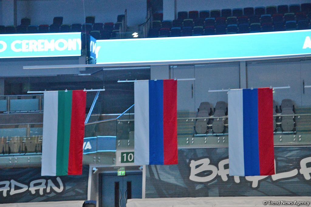 Bakıda bədii gimnastika üzrə Dünya Kubokunun qalib və mükafatçılarının mükafatlandırılma mərasimi keçirilib (FOTO)