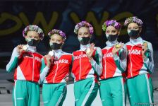 Milli Gimnastika Arenasında bədii gimnastika üzrə Dünya Kubokunda mükafatlandırma mərasimi keçirilib (FOTO)