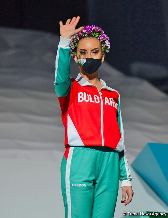 Milli Gimnastika Arenasında bədii gimnastika üzrə Dünya Kubokunda mükafatlandırma mərasimi keçirilib (FOTO)