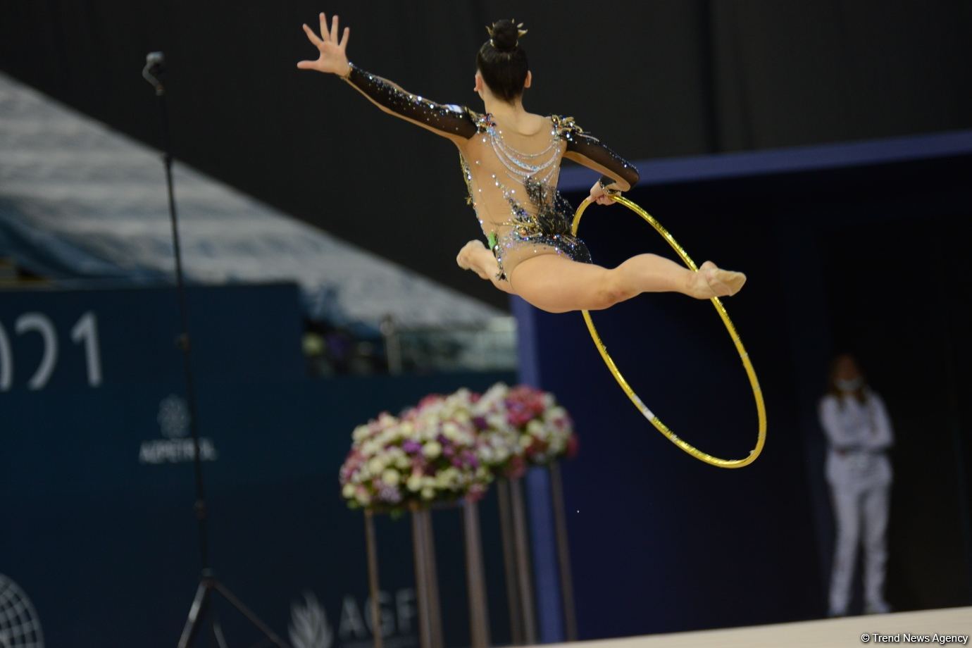 Milli Gimnastika Arenasında bədii gimnastika üzrə Dünya Kubokunun üçüncü günü başlayıb (FOTO)