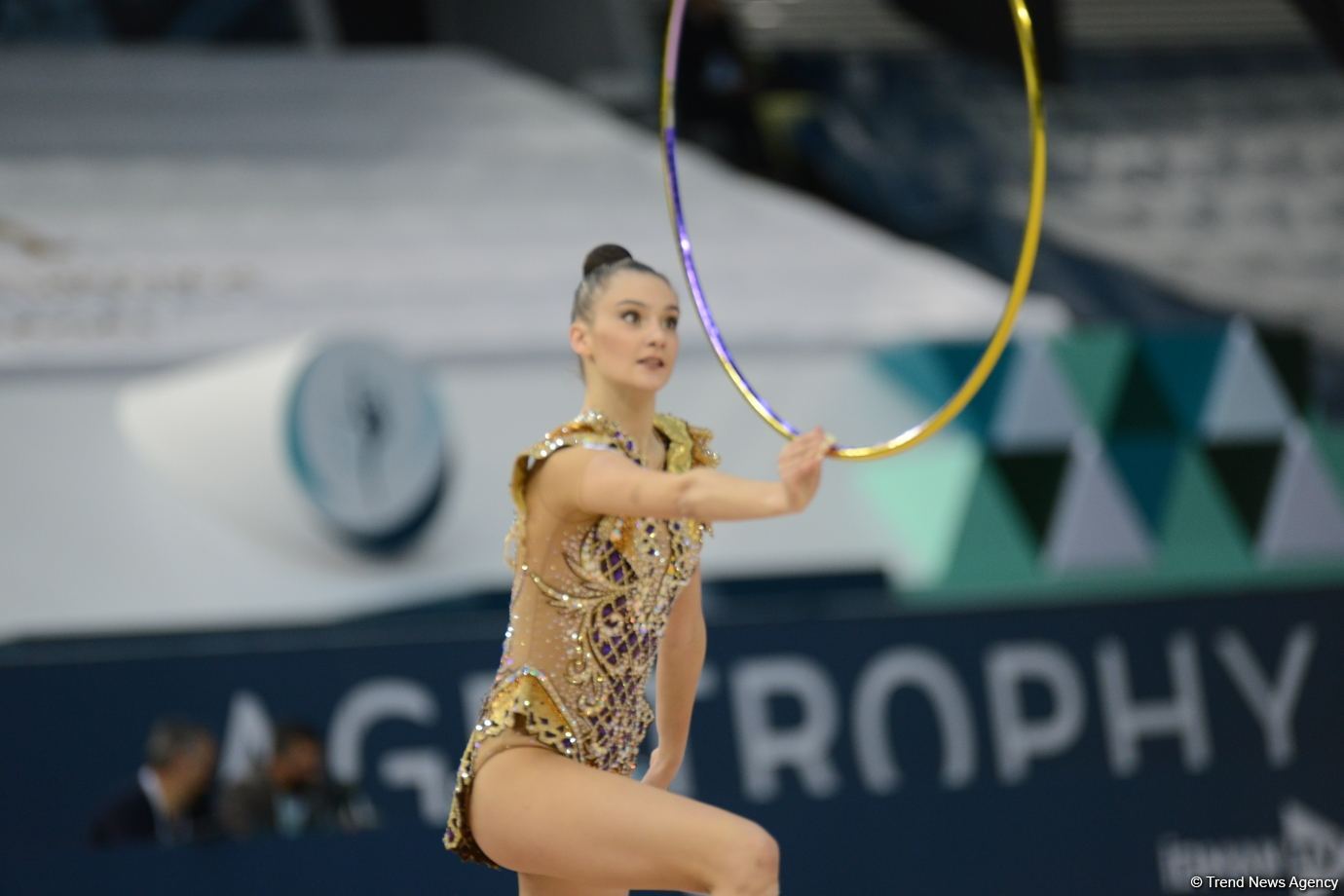 Milli Gimnastika Arenasında bədii gimnastika üzrə Dünya Kubokunun üçüncü günü başlayıb (FOTO)