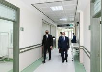 Prezident İlham Əliyev Naxçıvan Qarnizonu Mərkəzi Hospitalının açılışında iştirak edib (FOTO) (YENİLƏNİB)