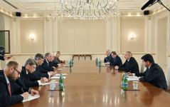 Prezident İlham Əliyev Rusiya Federasiyasının xarici işlər naziri Sergey Lavrovun başçılıq etdiyi nümayəndə heyətini qəbul edib (FOTO/VİDEO) (YENİLƏNİB)