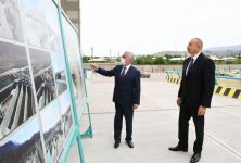 Prezident İlham Əliyev Ordubad Su Elektrik Stansiyasının tikintisi ilə tanış olub (FOTO) (YENİLƏNİB)