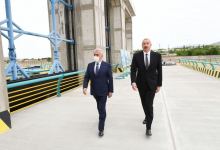 Prezident İlham Əliyev Ordubad Su Elektrik Stansiyasının tikintisi ilə tanış olub (FOTO) (YENİLƏNİB)