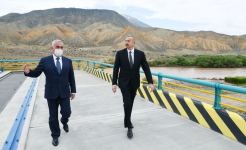 Prezident İlham Əliyev Ordubad Su Elektrik Stansiyasının tikintisi ilə tanış olub (FOTO) (YENİLƏNİB)