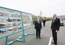 Prezident İlham Əliyev Culfa-Ordubad magistral avtomobil yolunun açılışında iştirak edib (FOTO) (YENİLƏNİB)
