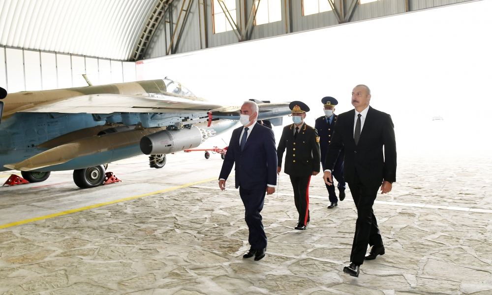 Prezident İlham Əliyev Əlahiddə Ümumqoşun Ordunun hərbi aerodromunun açılışında iştirak edib (FOTO) (YENİLƏNİB)