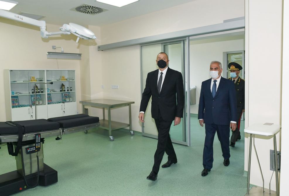 Prezident İlham Əliyev Naxçıvan Qarnizonu Mərkəzi Hospitalının açılışında iştirak edib (FOTO) (YENİLƏNİB)