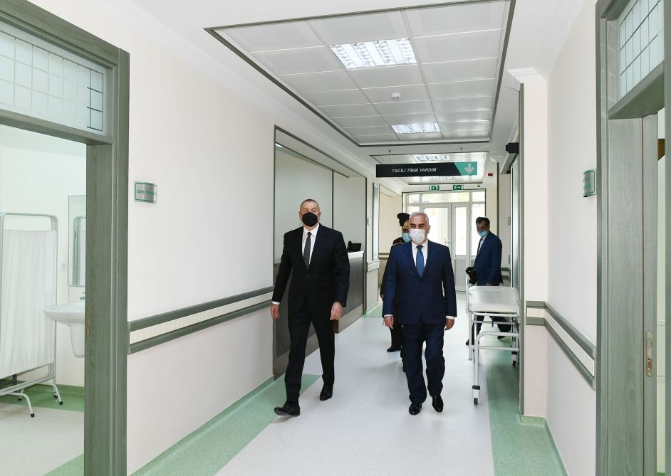 Prezident İlham Əliyev Naxçıvan Qarnizonu Mərkəzi Hospitalının açılışında iştirak edib (FOTO) (YENİLƏNİB)