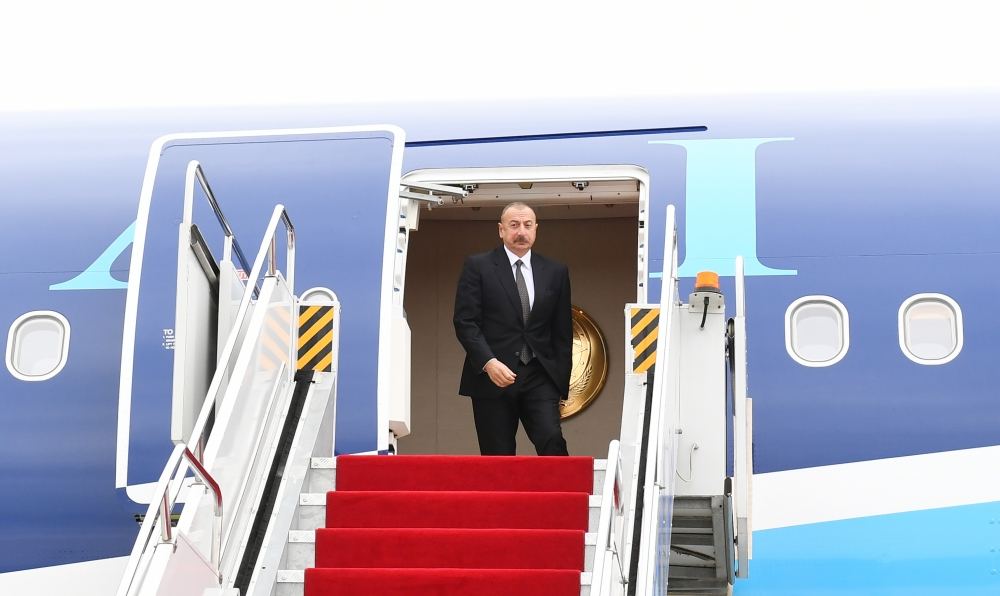Prezident İlham Əliyev Naxçıvan Muxtar Respublikasına səfər edib (FOTO)