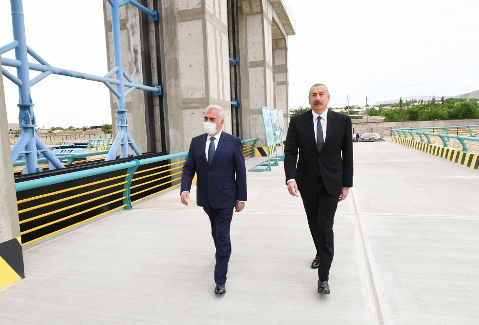 Prezident İlham Əliyev Ordubad Su Elektrik Stansiyasının tikintisi ilə tanış olub (FOTO) (YENİLƏNİB)