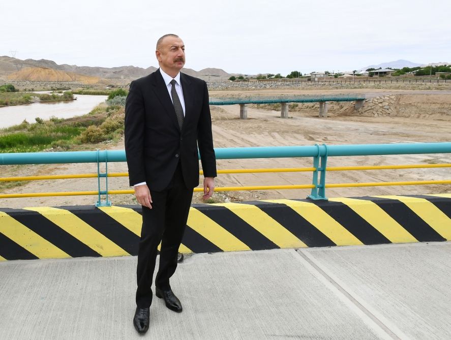 Prezident İlham Əliyev Ordubad Su Elektrik Stansiyasının tikintisi ilə tanış olub (FOTO) (YENİLƏNİB)