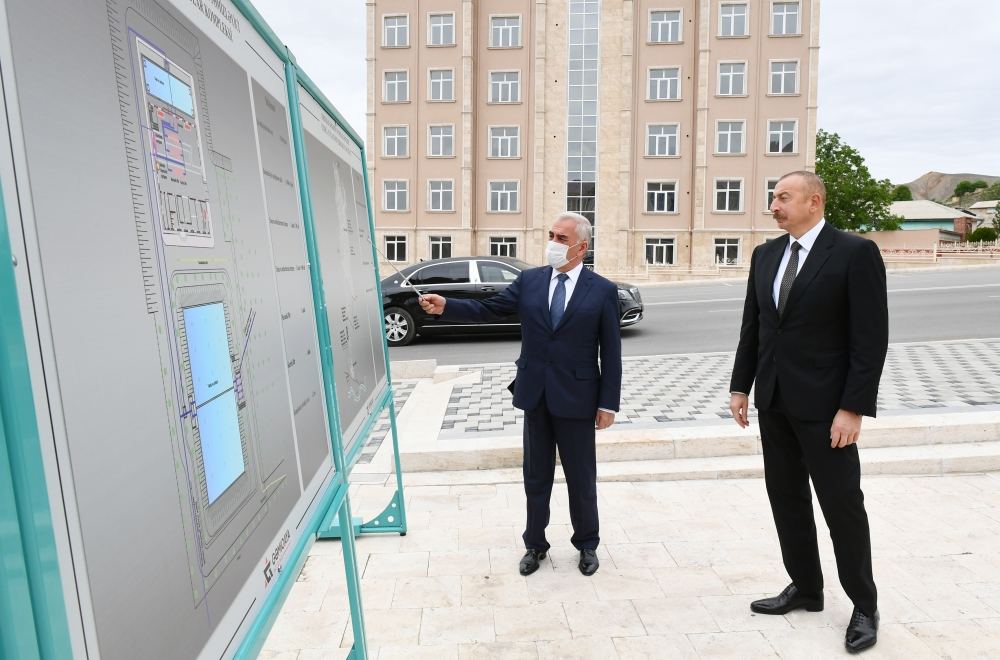 Prezident İlham Əliyev Ordubadın su və kanalizasiya sistemlərinin yenidən qurulması layihəsinin açılışında iştirak edib (FOTO) (YENİLƏNİB-2)