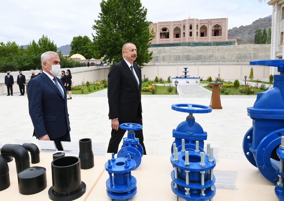 Prezident İlham Əliyev Ordubadın su və kanalizasiya sistemlərinin yenidən qurulması layihəsinin açılışında iştirak edib (FOTO) (YENİLƏNİB-2)