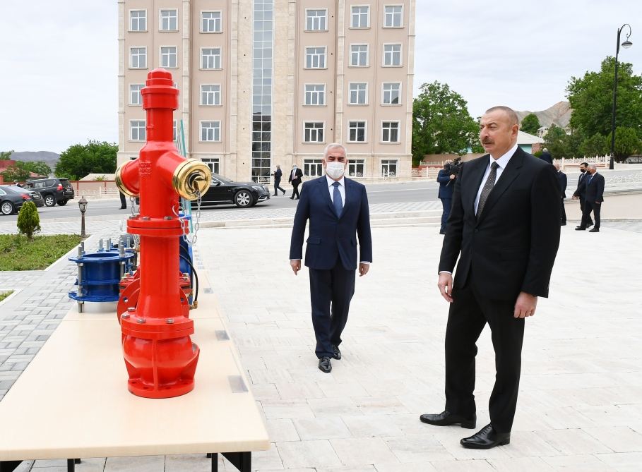 Prezident İlham Əliyev Ordubadın su və kanalizasiya sistemlərinin yenidən qurulması layihəsinin açılışında iştirak edib (FOTO) (YENİLƏNİB-2)