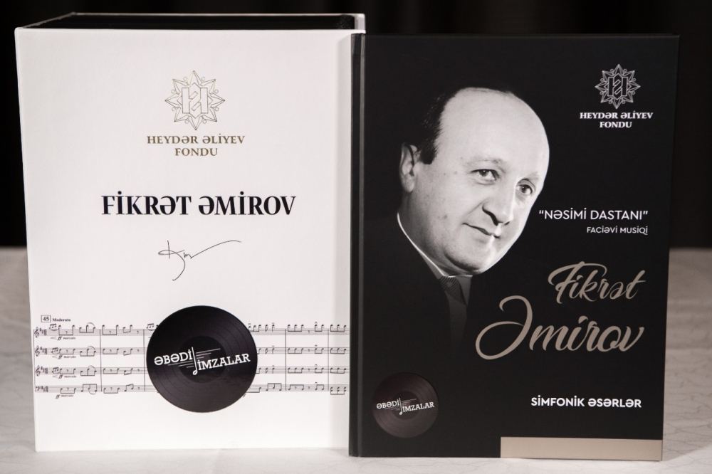 Heydər Əliyev Fondu tərəfindən nəşr olunan Azərbaycan bəstəkarlarının əsərlərinin notlarının toplusu Şuşada təqdim edilib (FOTO/VİDEO)