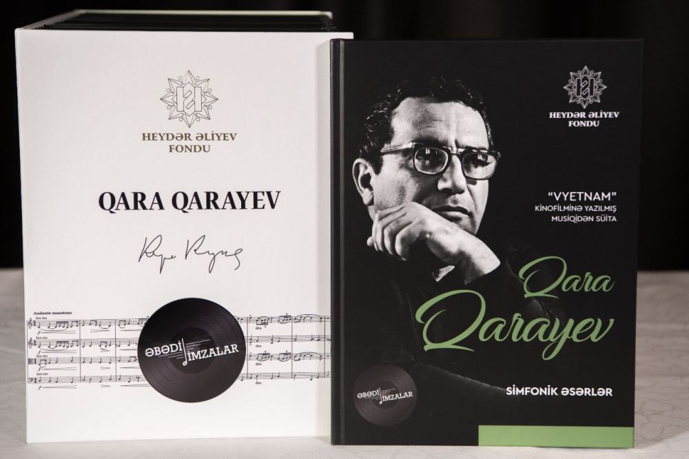 Heydər Əliyev Fondu tərəfindən nəşr olunan Azərbaycan bəstəkarlarının əsərlərinin notlarının toplusu Şuşada təqdim edilib (FOTO/VİDEO)