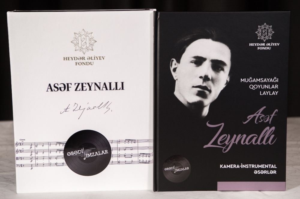 Heydər Əliyev Fondu tərəfindən nəşr olunan Azərbaycan bəstəkarlarının əsərlərinin notlarının toplusu Şuşada təqdim edilib (FOTO/VİDEO)