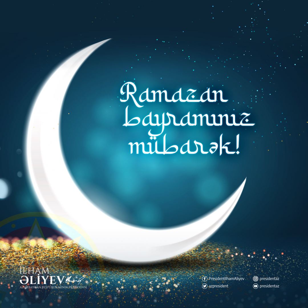 Azərbaycan Prezidenti Ramazan bayramı münasibətilə paylaşım edib (FOTO)