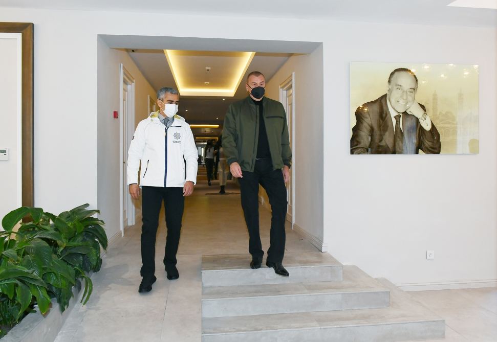 Prezident İlham Əliyev və birinci xanım Mehriban Əliyeva Şuşada “Xarı Bülbül” otelinin yenidənqurmadan sonra açılışında iştirak ediblər (FOTO/VİDEO)