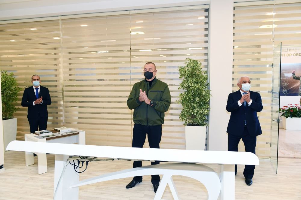 Prezident İlham Əliyev və birinci xanım Mehriban Əliyeva “Şuşa” yarımstansiyasının açılışında iştirak ediblər (FOTO/VİDEO) (YENİLƏNİB)