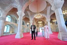 Prezident İlham Əliyev Şuşada Yuxarı Gövhərağa məscidində olub (YENİLƏNİB) (FOTO/VİDEO)