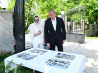 Prezident İlham Əliyev və birinci xanım Mehriban Əliyeva Qəbələnin Nic qəsəbəsindəki Müqəddəs Məryəm Ana Alban kilsəsində olublar (FOTO/VİDEO) (YENİLƏNİB)