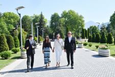 Prezident İlham Əliyev və birinci xanım Mehriban Əliyeva Qəbələ rayonuna səfərə gəliblər (FOTO/VİDEO)