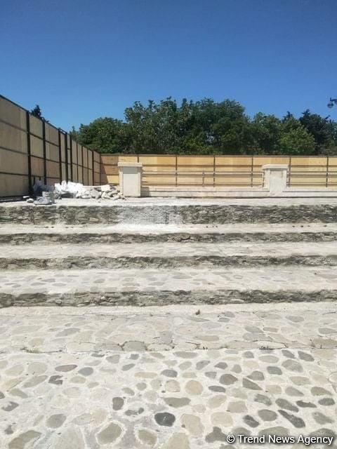 Bulvarda hasarlanmış ərazidə Müslüm Maqomayevin heykəli qoyulacaq - ÖZƏL (FOTO)