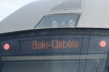 Bakıdan Qəbələyə ilk qatar yola düşüb (FOTO)