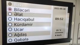 Bakıdan Qəbələyə ilk qatar yola düşüb (FOTO)