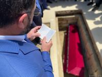 Ötən gün nəşi tapılan şəhid Təbriz İbrahimov dəfn olunub (FOTO/VİDEO)