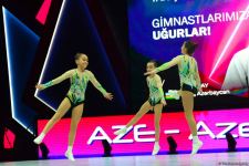 Aerobika gimnastikası üzrə Dünya Yaş Qrupları Yarışlarının birinci günündən maraqlı anlar (FOTO)