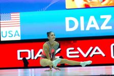 Aerobika gimnastikası üzrə Dünya Yaş Qrupları Yarışlarının birinci günündən maraqlı anlar (FOTO)