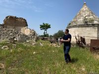 ABŞ-ın “Xəzər Siyasət Mərkəzi”nin nümayəndə heyəti Ağdamda erməni vandalizminə şahidlik edib (FOTO/VİDEO)