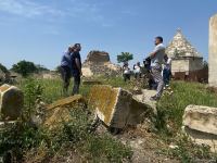 ABŞ-ın “Xəzər Siyasət Mərkəzi”nin nümayəndə heyəti Ağdamda erməni vandalizminə şahidlik edib (FOTO/VİDEO)