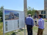 ABŞ-ın “Xəzər Siyasət Mərkəzi”nin nümayəndə heyəti Ağdamda erməni vandalizminə şahidlik edib (FOTO/VİDEO)