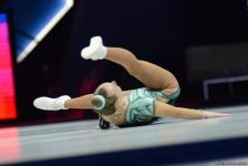 Bakıda aerobika gimnastikası üzrə Dünya Yaş Qrupları Yarışlarının ikinci günü başlayıb (FOTO)