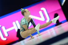Bakıda aerobika gimnastikası üzrə Dünya Yaş Qrupları Yarışlarının ikinci günü başlayıb (FOTO)