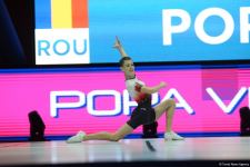 Bakıda aerobika gimnastikası üzrə Dünya Yaş Qrupları Yarışlarının ikinci günü başlayıb (FOTO)