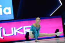 Bakıda aerobika gimnastikası üzrə Dünya Yaş Qrupları Yarışlarının ikinci günü başlayıb (FOTO)