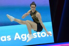 Bakıda aerobika gimnastikası üzrə Dünya Yaş Qrupları Yarışlarının ikinci günü başlayıb (FOTO)