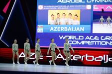 Azərbaycan komandası aerobika gimnastikası üzrə Dünya Yaş Qrupları Yarışlarında finala yüksəlib (FOTO)