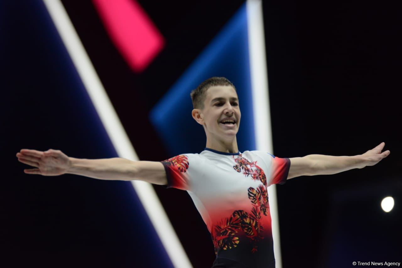 Bakıda aerobika gimnastikası üzrə Dünya Yaş Qrupları Yarışlarının ikinci günü başlayıb (FOTO)